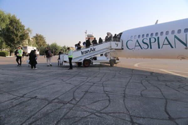 روازهای اربعین حسینی فرودگاه ارومیه آغاز شد