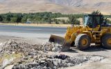 ۱۶ هزار تن نخاله از محورهای مواصلاتی آذربایجان‌غربی جمع آوری شد