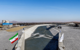 کانال آبرسانی بادین‌آباد زهکشی می‌شود
